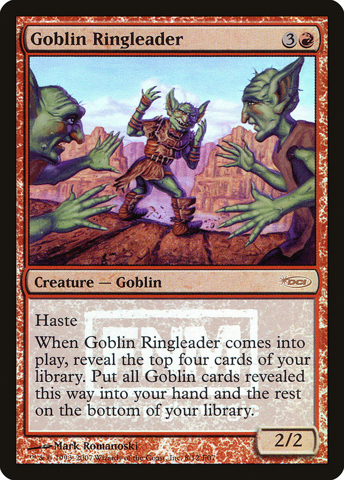 Goblin Ringleader [Friday Night Magic 2007] | Card Merchant Takapuna