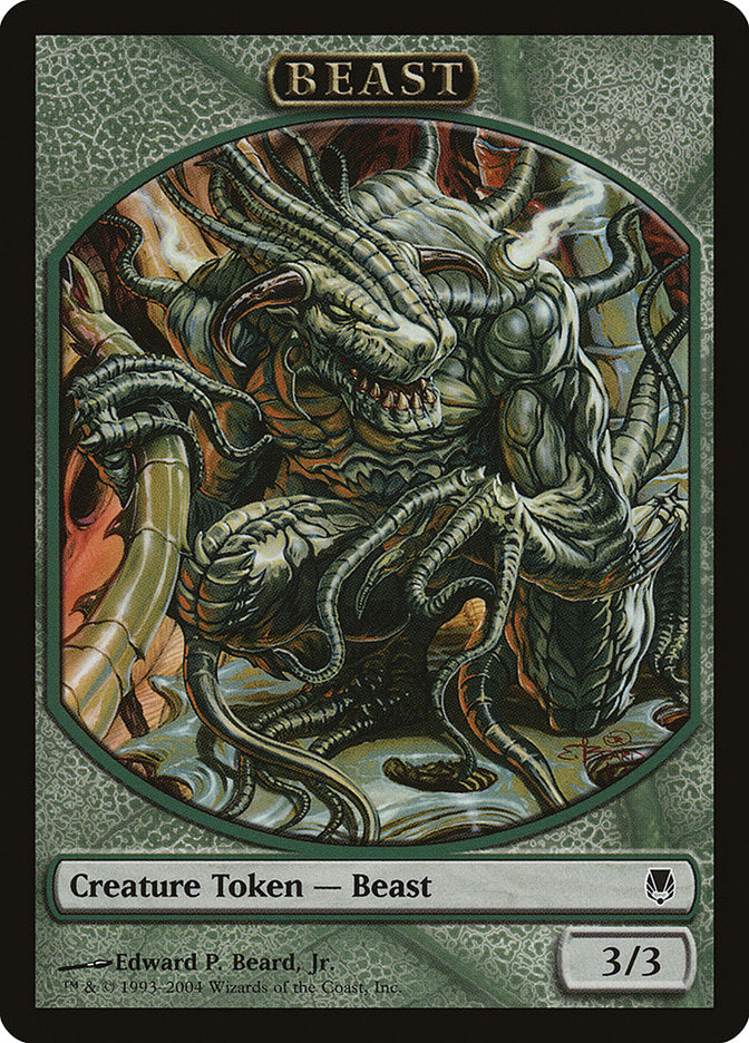 Beast Token [Magic Player Rewards 2004] | Card Merchant Takapuna
