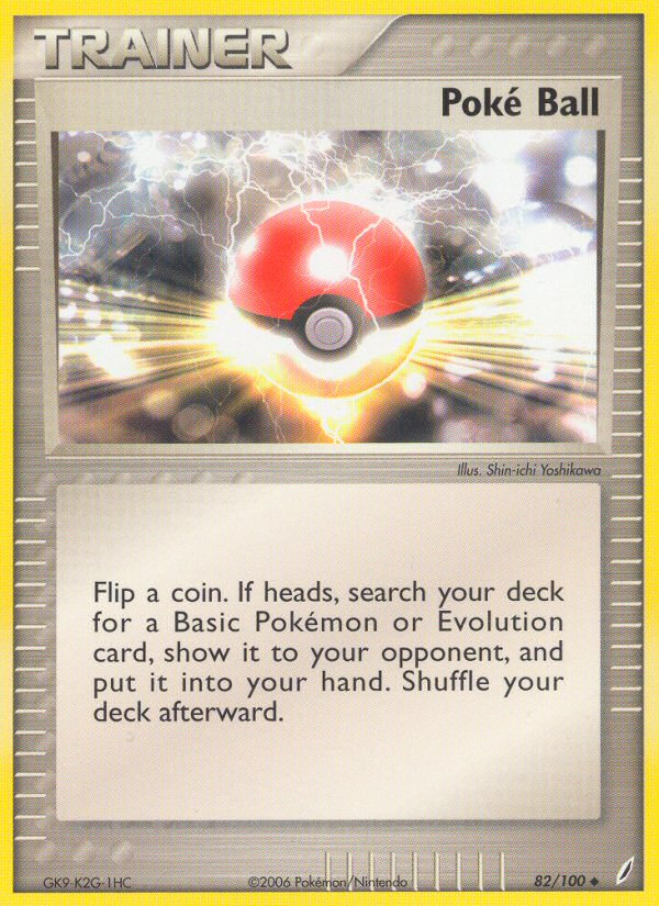 Poke Ball (82/100) [EX: Crystal Guardians] | Card Merchant Takapuna