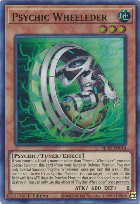 Psychic Wheeleder [MP20-EN014] Ultra Rare | Card Merchant Takapuna