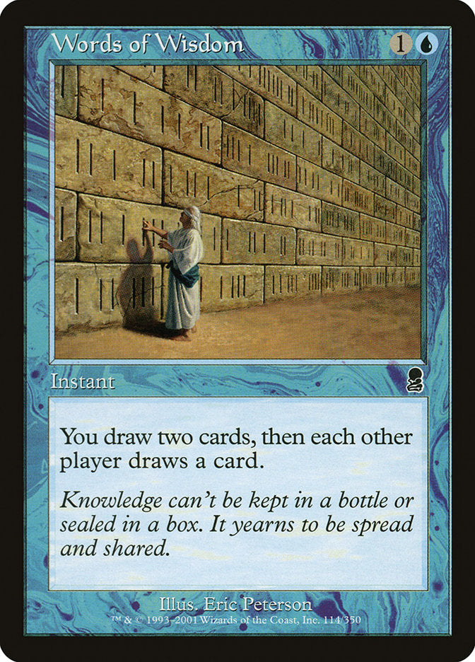 Words of Wisdom [Odyssey] | Card Merchant Takapuna