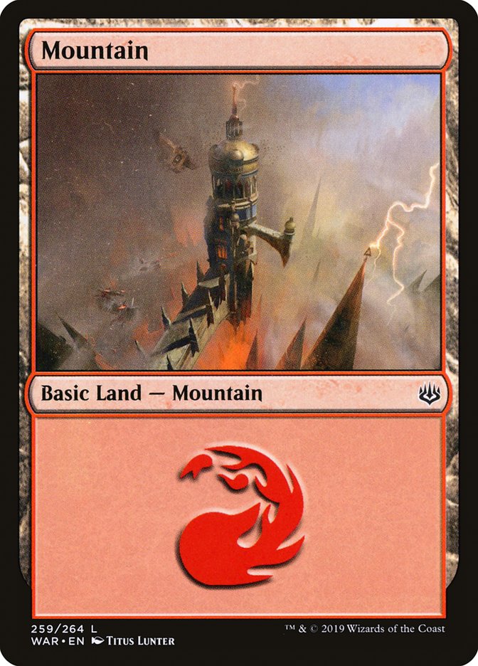 Mountain (259) [War of the Spark] | Card Merchant Takapuna