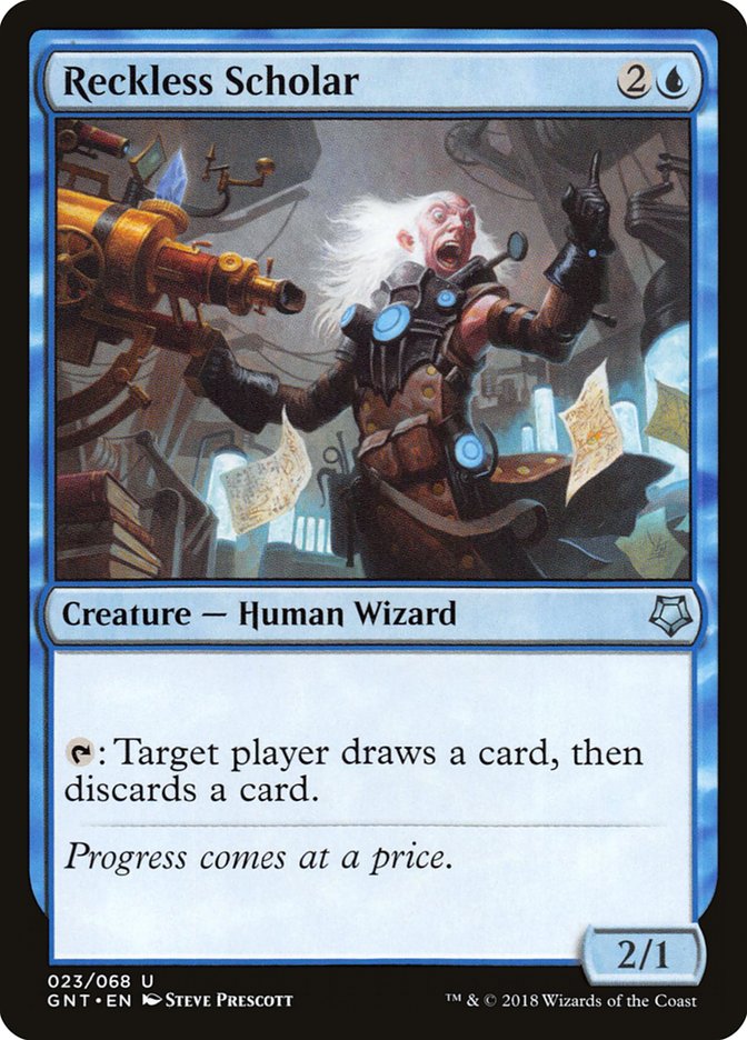 Reckless Scholar [Game Night 2018] | Card Merchant Takapuna