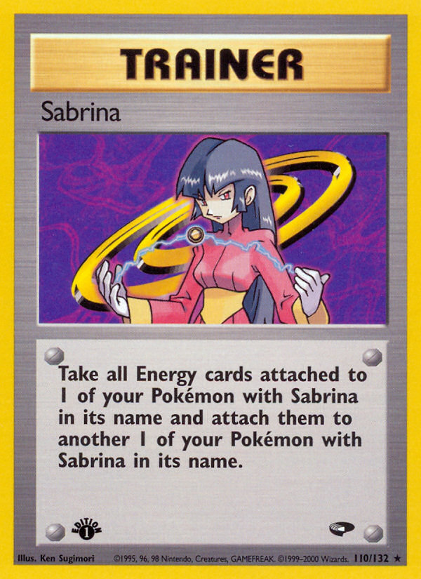 Sabrina (110/132) [Gym Challenge 1st Edition] | Card Merchant Takapuna