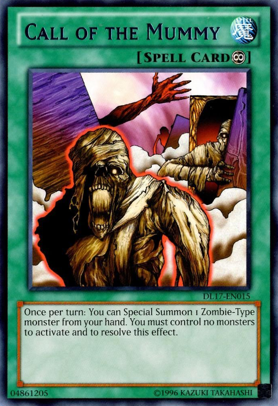 Call of the Mummy (Purple) [DL17-EN015] Rare | Card Merchant Takapuna