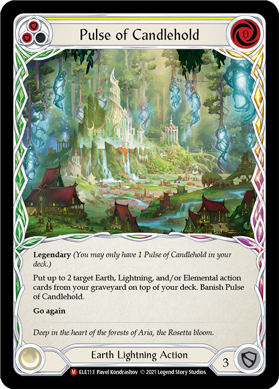 Pulse of Candlehold [ELE113] (Tales of Aria)  1st Edition Normal | Card Merchant Takapuna