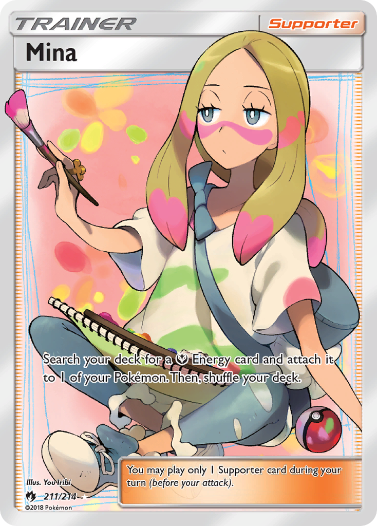 Mina (211/214) [Sun & Moon: Lost Thunder] | Card Merchant Takapuna