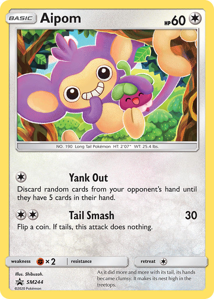 Aipom (SM244) [Sun & Moon: Black Star Promos] | Card Merchant Takapuna