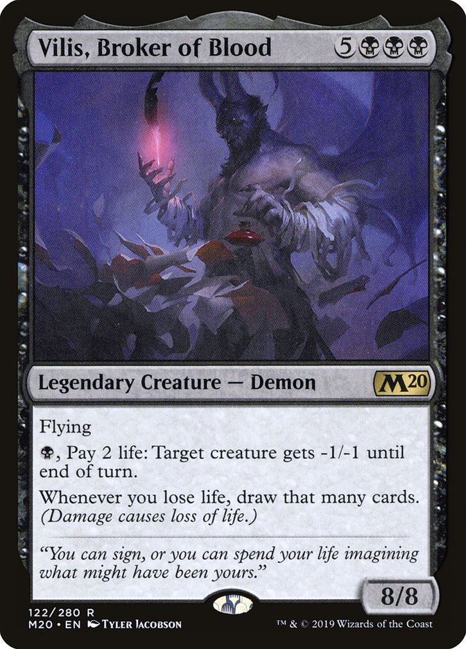 Vilis, Broker of Blood [Core Set 2020] | Card Merchant Takapuna