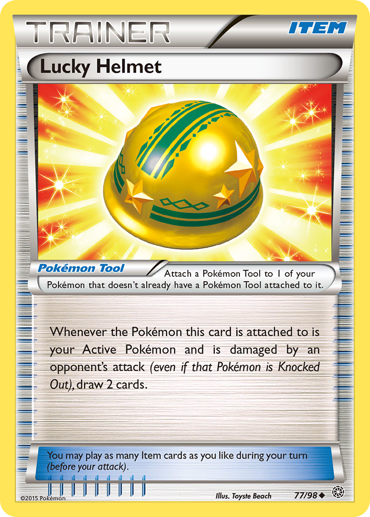 Lucky Helmet (77/98) [XY: Ancient Origins] | Card Merchant Takapuna