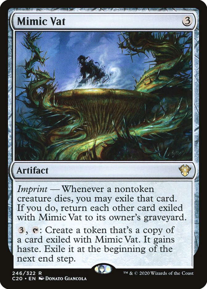 Mimic Vat [Commander 2020] | Card Merchant Takapuna