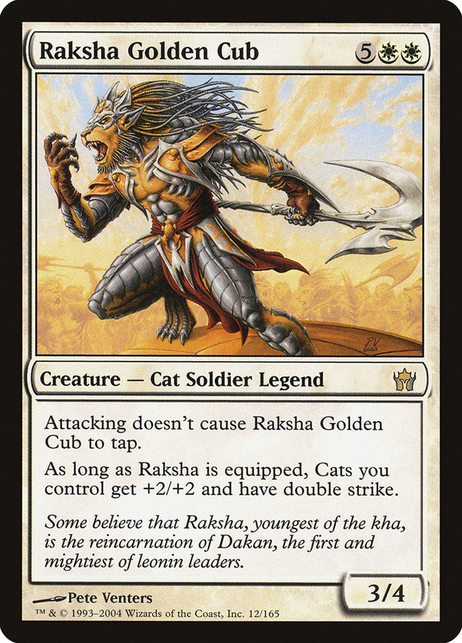 Raksha Golden Cub [Fifth Dawn] | Card Merchant Takapuna