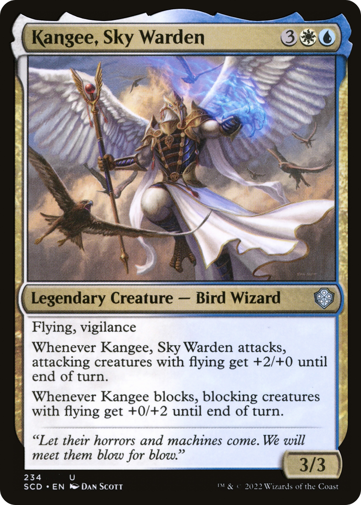 Kangee, Sky Warden [Starter Commander Decks] | Card Merchant Takapuna
