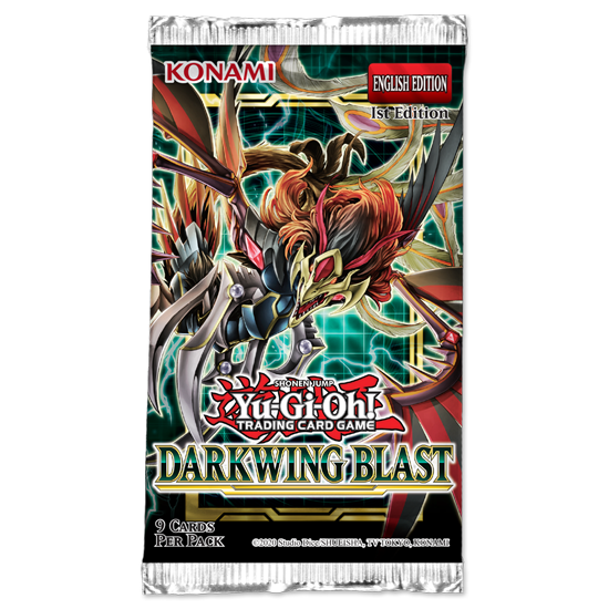 YGO Booster Pack - Darkwing Blast (1st Edition) | Card Merchant Takapuna