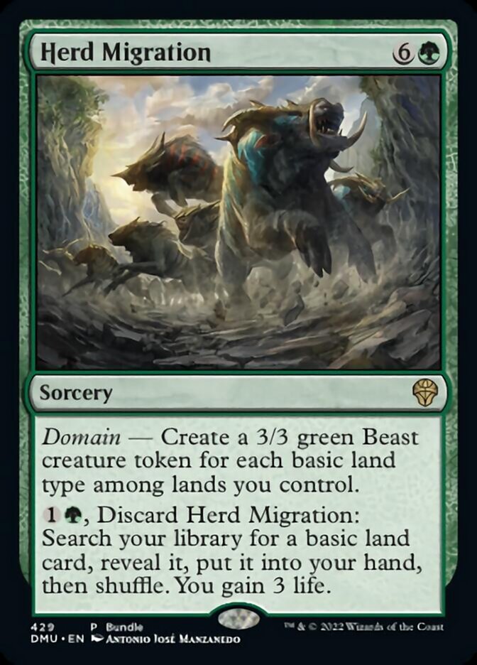 Herd Migration (Bundle) [Dominaria United] | Card Merchant Takapuna