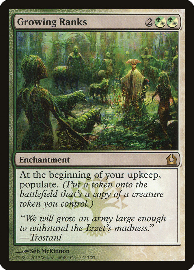 Growing Ranks [Return to Ravnica] | Card Merchant Takapuna