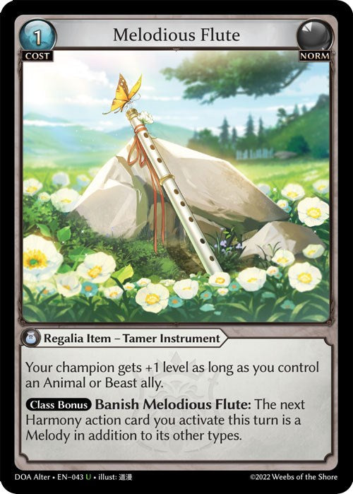 Melodious Flute (043) [Dawn of Ashes: Alter Edition] | Card Merchant Takapuna