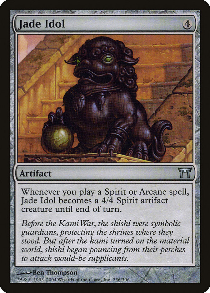 Jade Idol [Champions of Kamigawa] | Card Merchant Takapuna