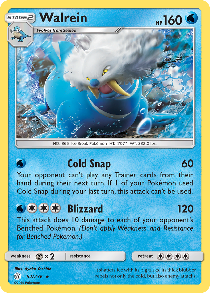 Walrein (52/236) [Sun & Moon: Cosmic Eclipse] | Card Merchant Takapuna