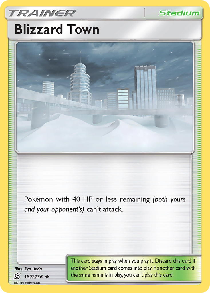 Blizzard Town (187/236) [Sun & Moon: Unified Minds] | Card Merchant Takapuna