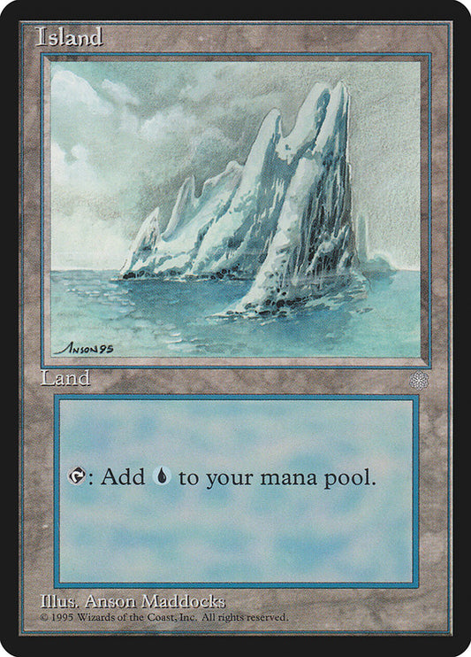 Island (No Birds / Signature on Left) [Ice Age]