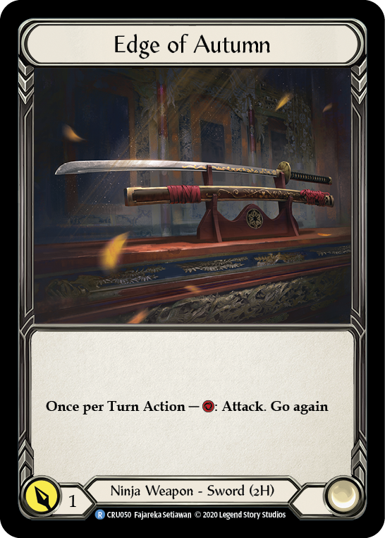 Edge of Autumn [CRU050] (Crucible of War)  1st Edition Cold Foil | Card Merchant Takapuna