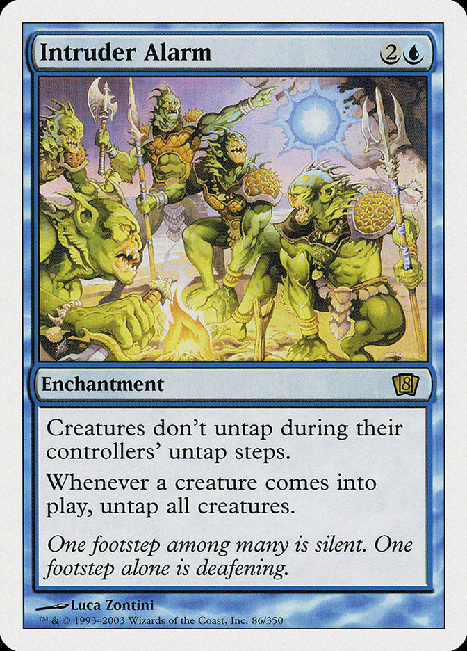 Intruder Alarm (Oversized) [Eighth Edition] | Card Merchant Takapuna