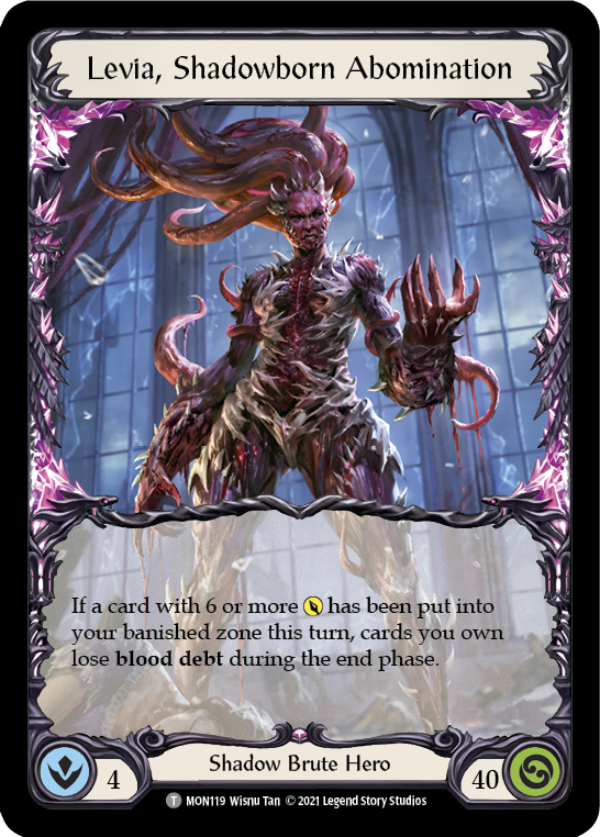 Levia, Shadowborn Abomination // Levia [MON119 // MON120] (Monarch)  1st Edition Normal | Card Merchant Takapuna