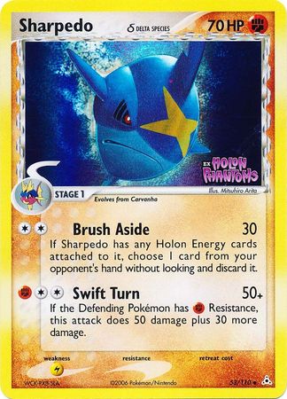 Sharpedo (53/110) (Delta Species) (Stamped) [EX: Holon Phantoms] | Card Merchant Takapuna