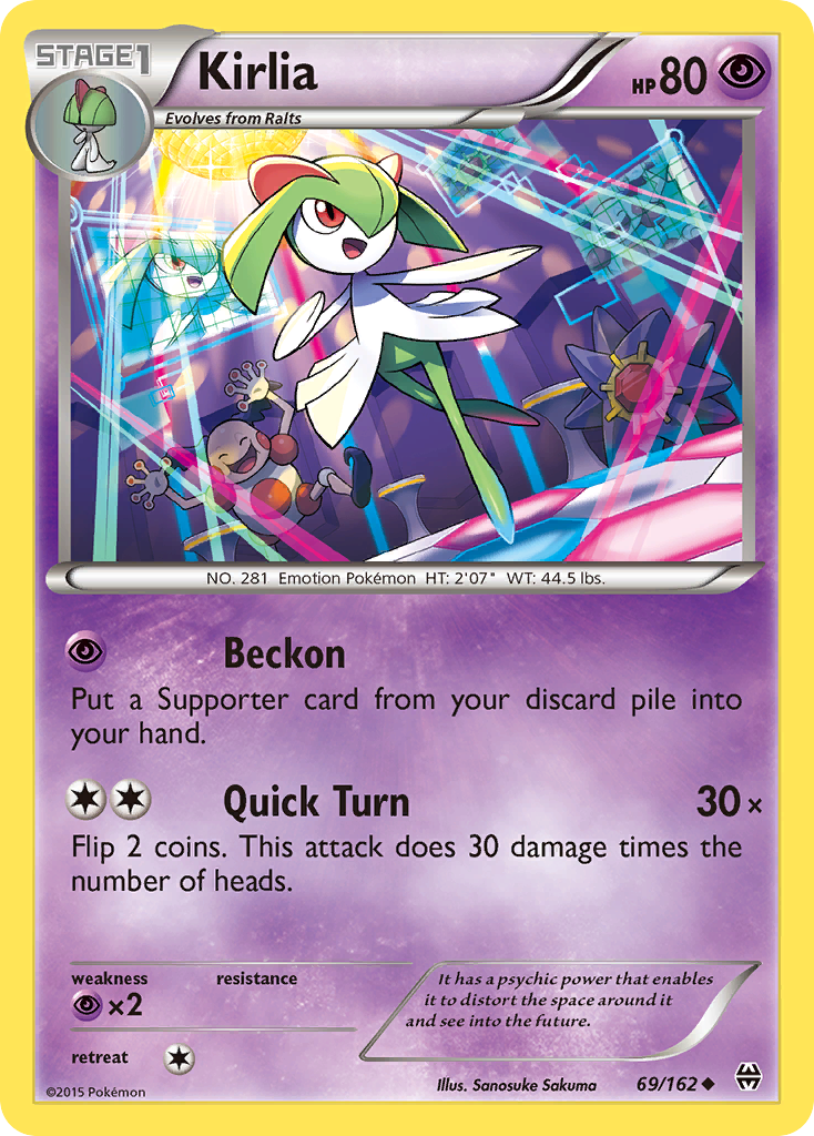 Kirlia (69/162) [XY: BREAKthrough] | Card Merchant Takapuna