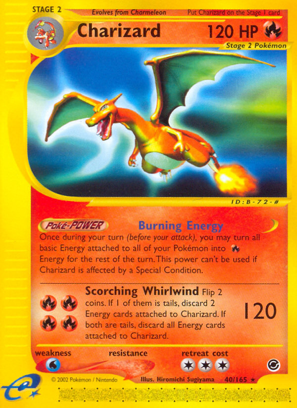 Charizard (40/165) [Expedition: Base Set] | Card Merchant Takapuna