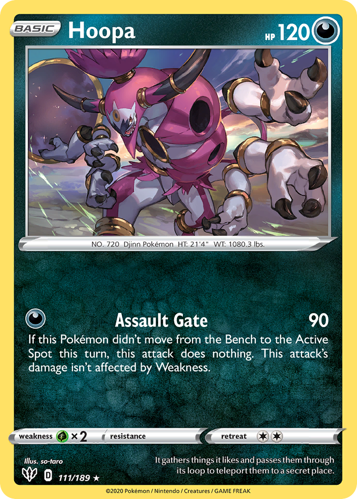 Hoopa (111/189) [Sword & Shield: Darkness Ablaze] | Card Merchant Takapuna