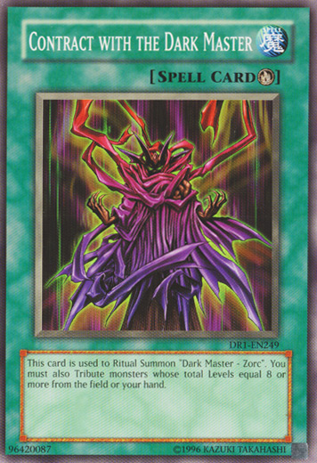 Contract with the Dark Master [DR1-EN249] Common | Card Merchant Takapuna