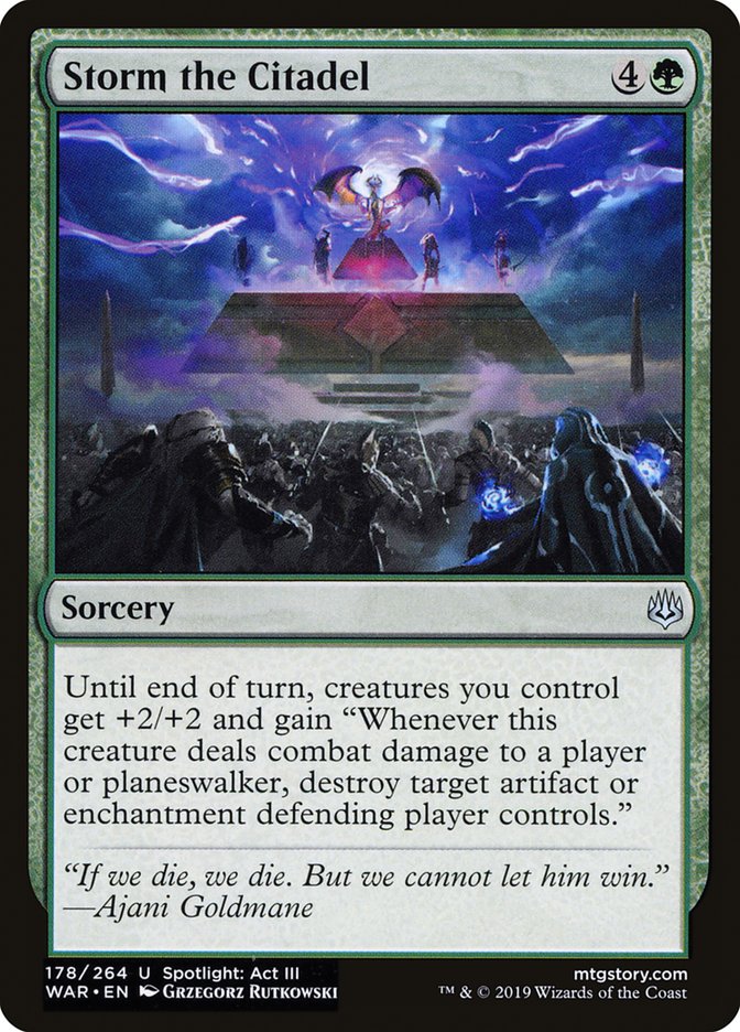 Storm the Citadel [War of the Spark] | Card Merchant Takapuna