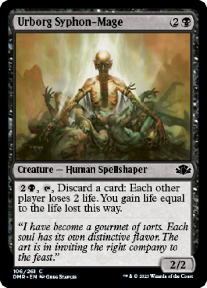 Urborg Syphon-Mage [Dominaria Remastered] | Card Merchant Takapuna