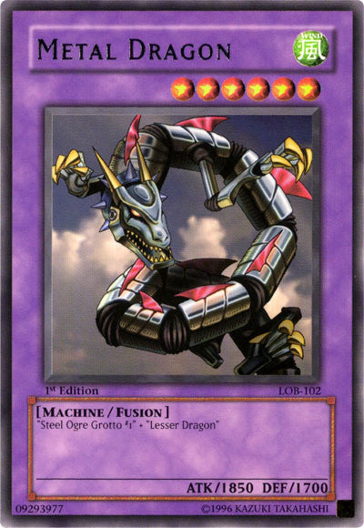 Metal Dragon [LOB-102] Rare | Card Merchant Takapuna
