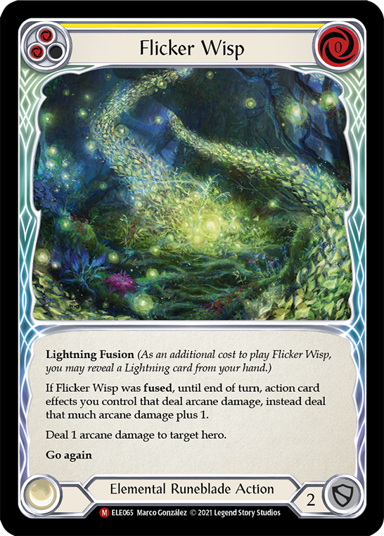 Flicker Wisp [ELE065] (Tales of Aria)  1st Edition Normal | Card Merchant Takapuna