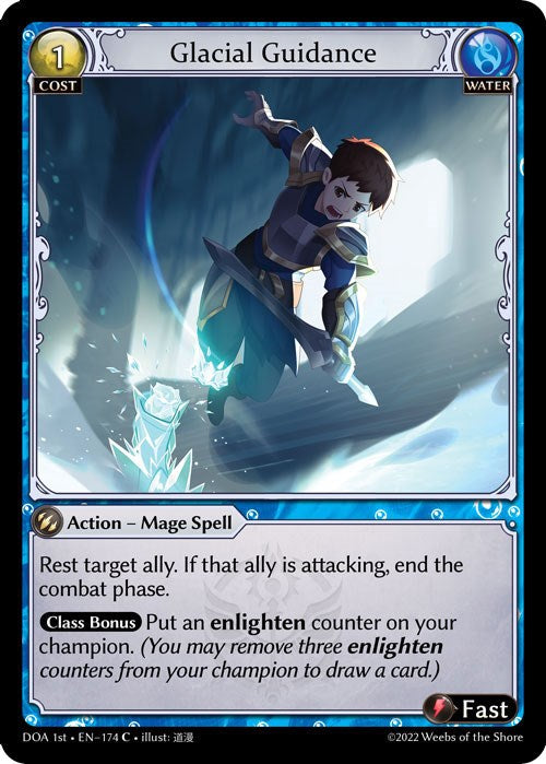 Glacial Guidance (174) [Dawn of Ashes: 1st Edition] | Card Merchant Takapuna