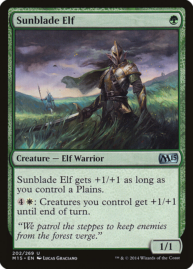 Sunblade Elf [Magic 2015] | Card Merchant Takapuna