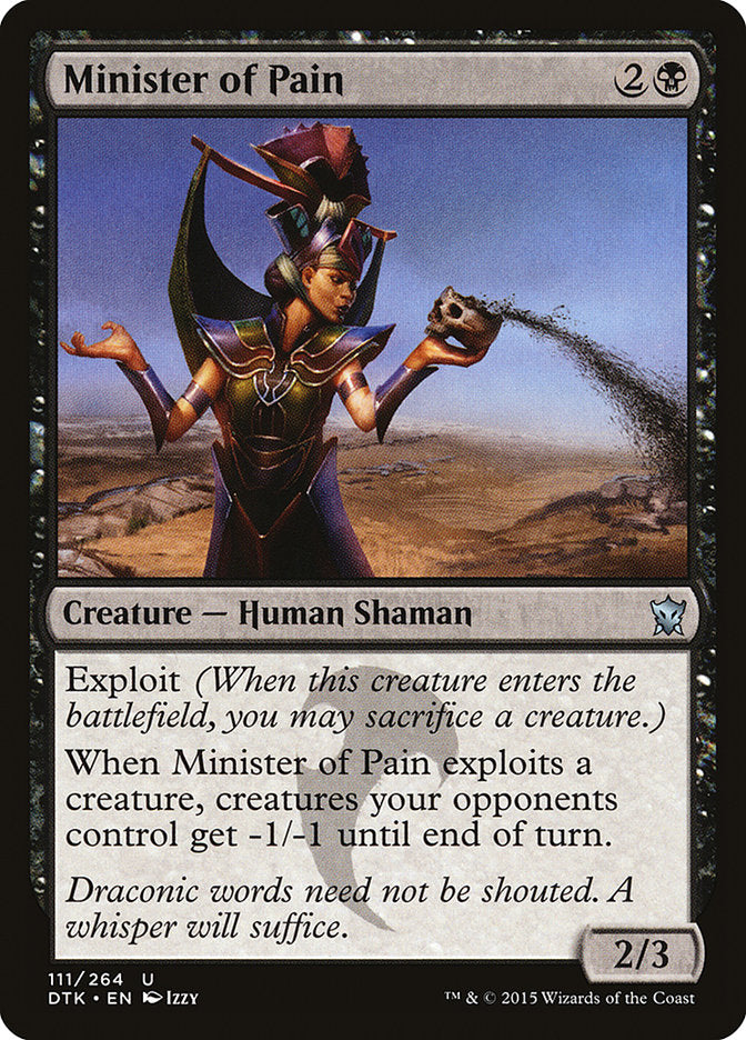 Minister of Pain [Dragons of Tarkir] | Card Merchant Takapuna