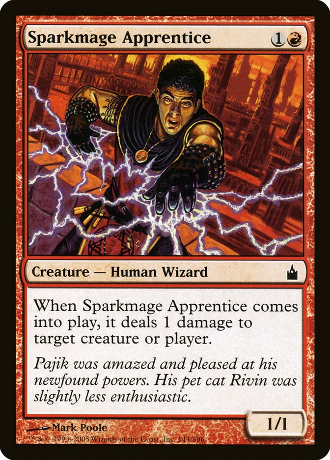 Sparkmage Apprentice [Ravnica: City of Guilds] | Card Merchant Takapuna