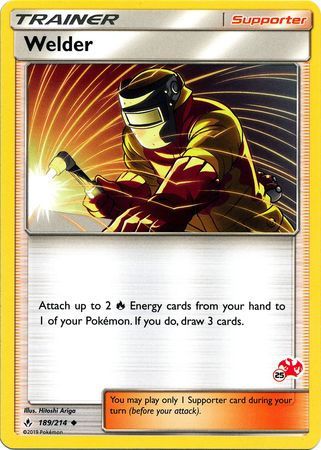 Welder (189/214) (Charizard Stamp #25) [Battle Academy 2020] | Card Merchant Takapuna