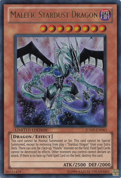 Malefic Stardust Dragon [JUMP-EN043] Ultra Rare | Card Merchant Takapuna