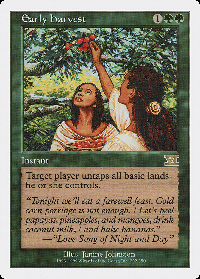 Early Harvest [Classic Sixth Edition] | Card Merchant Takapuna