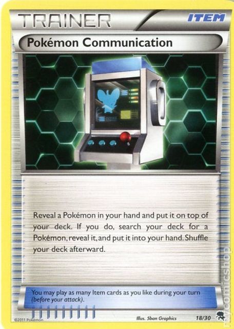 Pokemon Communication (18/30) [Black & White: Trainer Kit - Zoroark] | Card Merchant Takapuna