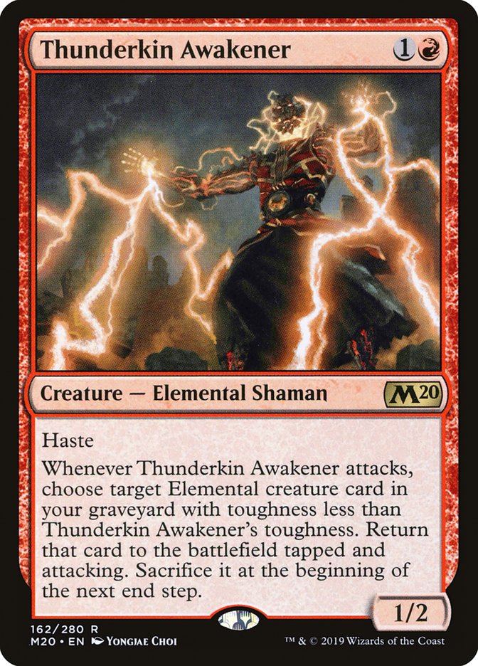 Thunderkin Awakener [Core Set 2020] | Card Merchant Takapuna