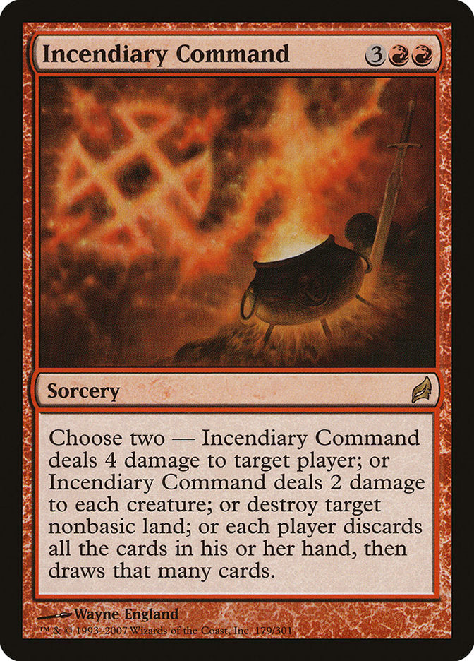 Incendiary Command [Lorwyn] | Card Merchant Takapuna