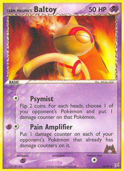 Team Magma's Baltoy (32/95) [EX: Team Magma vs Team Aqua] | Card Merchant Takapuna