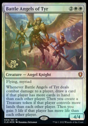 Battle Angels of Tyr [Commander Legends: Battle for Baldur's Gate Prerelease Promos] | Card Merchant Takapuna