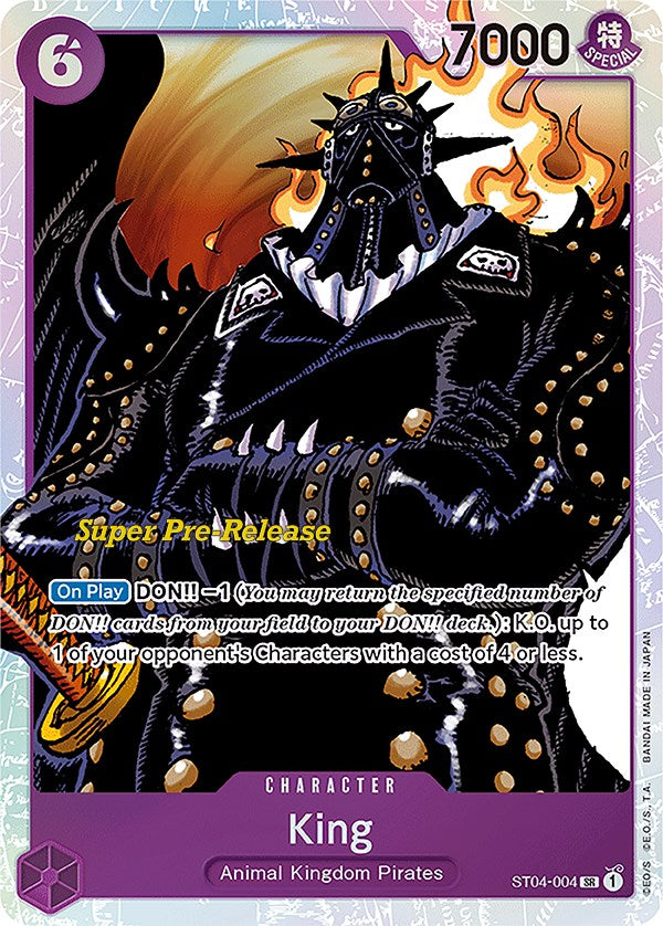 King [Super Pre-Release Starter Deck: Animal Kingdom Pirates] | Card Merchant Takapuna